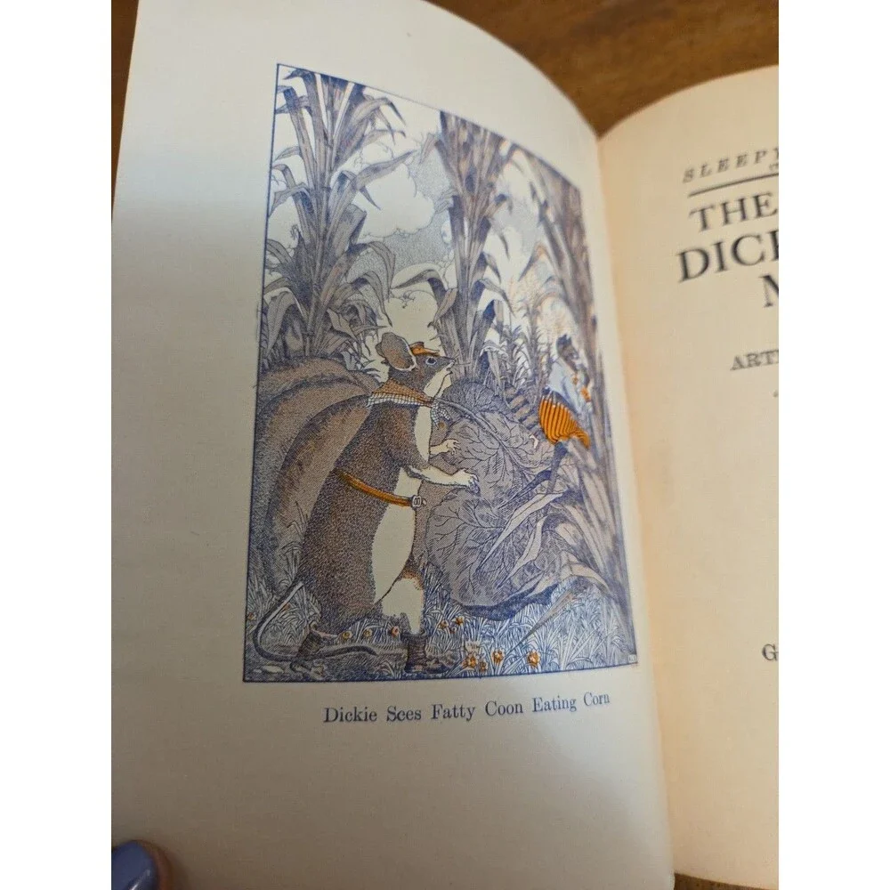The Tale of Dickie Deer Mouse 1918 Arthur Scott Bailey Hardcover Vintage Antique